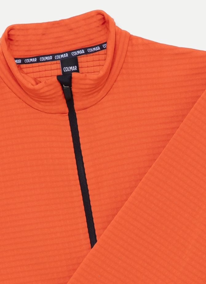 Full-zip waffle-effect stretch ski sweatshirt - Image 6