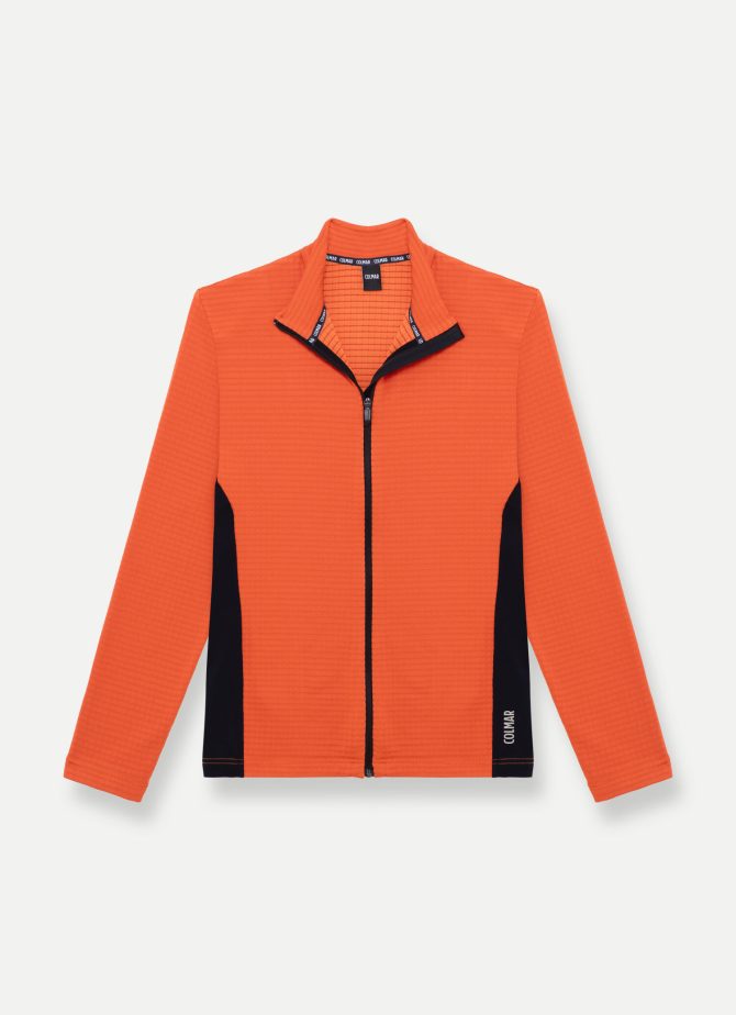Full-zip waffle-effect stretch ski sweatshirt - Image 4