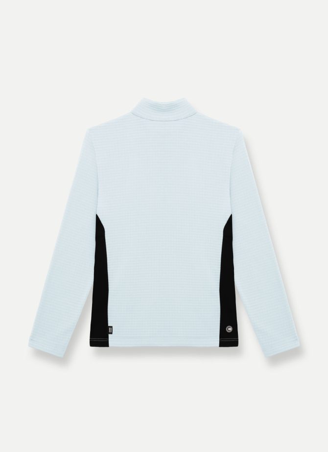 Full-zip waffle-effect stretch ski sweatshirt - Image 5