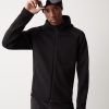 Tricot-effect full zip ski sweatshirt