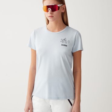 T-shirt with mountain drawing print