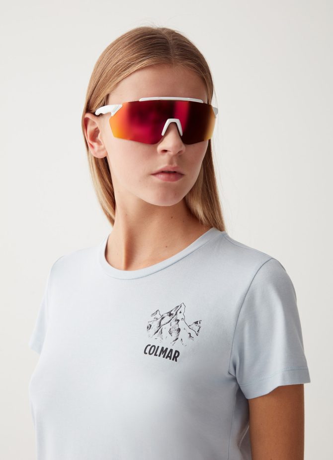 T-shirt with mountain drawing print - Image 2