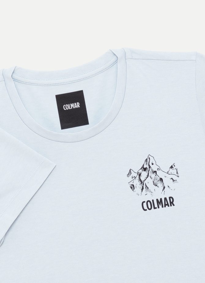 T-shirt with mountain drawing print - Image 6