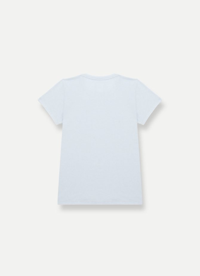 T-shirt with mountain drawing print - Image 5