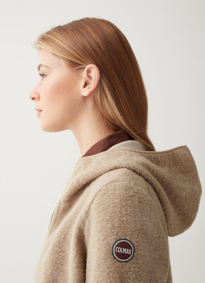 Wool blend hooded sweatshirt - Image 2