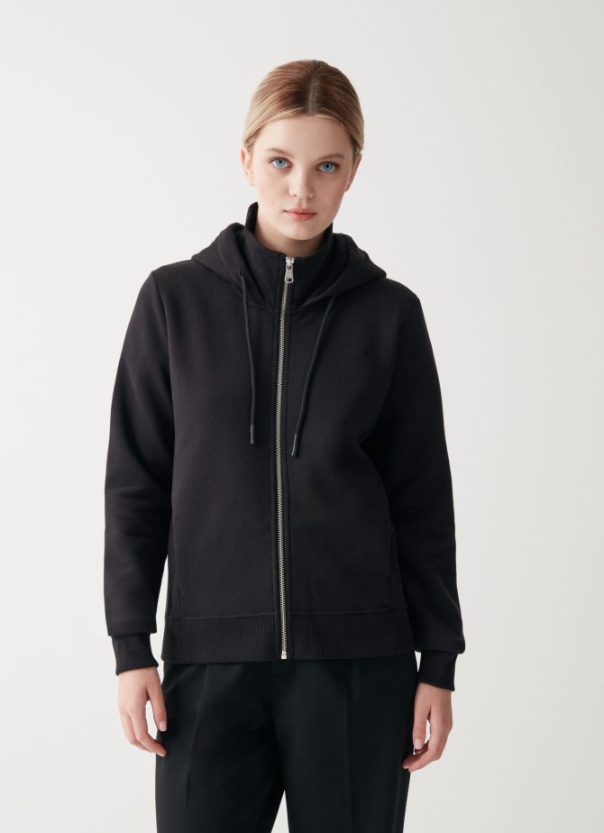 Full zip sweatshirt with hood - Image 3