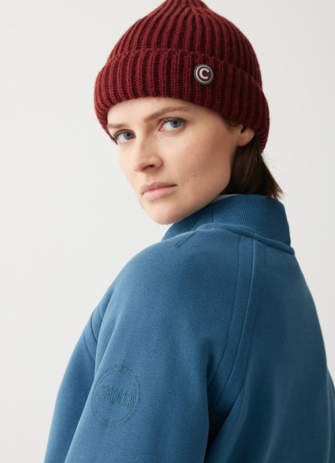 Crew-neck sweatshirt with polo neck - Image 3