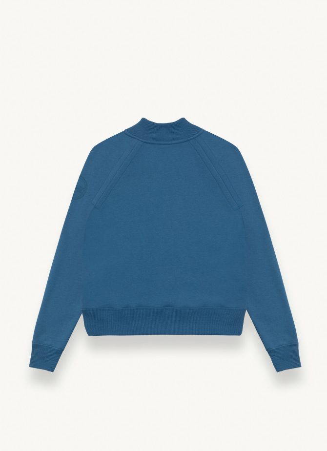 Crew-neck sweatshirt with polo neck - Image 5