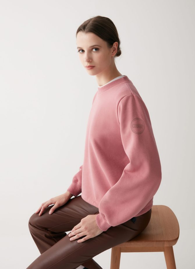 Round-neck sweatshirt with drawstring at the hem - Image 3