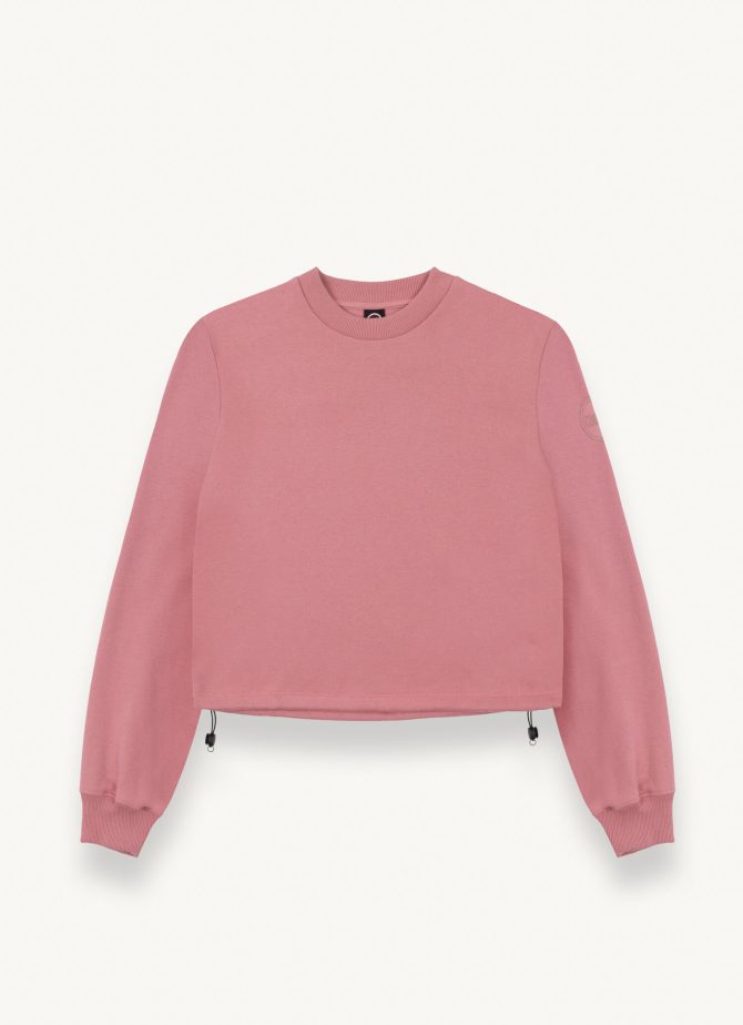 Round-neck sweatshirt with drawstring at the hem - Image 4