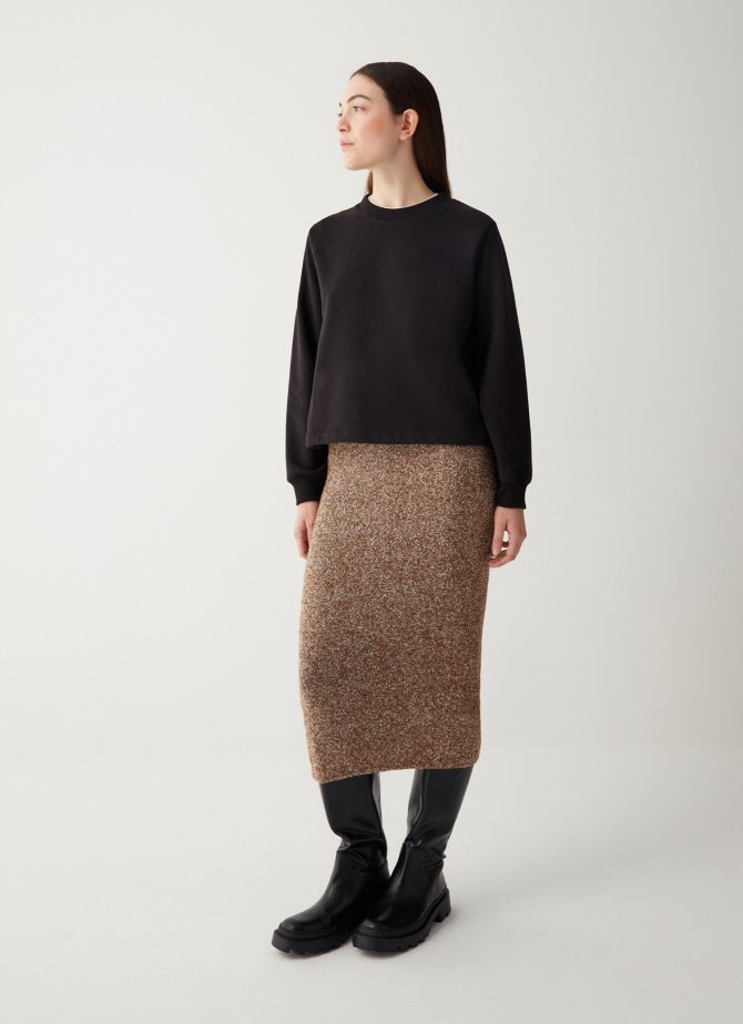 Round-neck sweatshirt with drawstring at the hem - Image 3