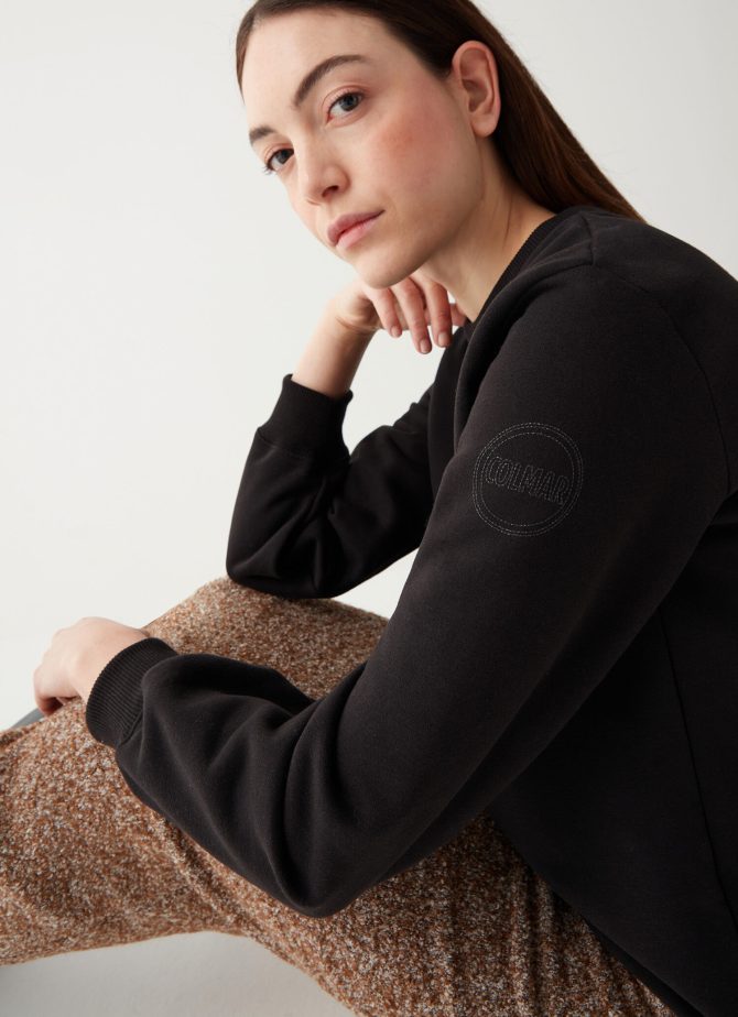 Round-neck sweatshirt with drawstring at the hem - Image 2