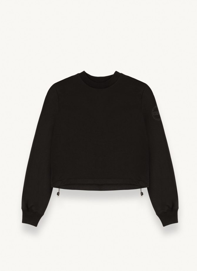 Round-neck sweatshirt with drawstring at the hem - Image 4