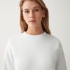 Round-neck sweatshirt with maxi glitter logo - Image 2