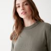 Round-neck sweatshirt with maxi glitter logo - Image 2