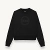 Round-neck sweatshirt with maxi glitter logo - Image 4