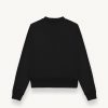 Round-neck sweatshirt with maxi glitter logo - Image 5