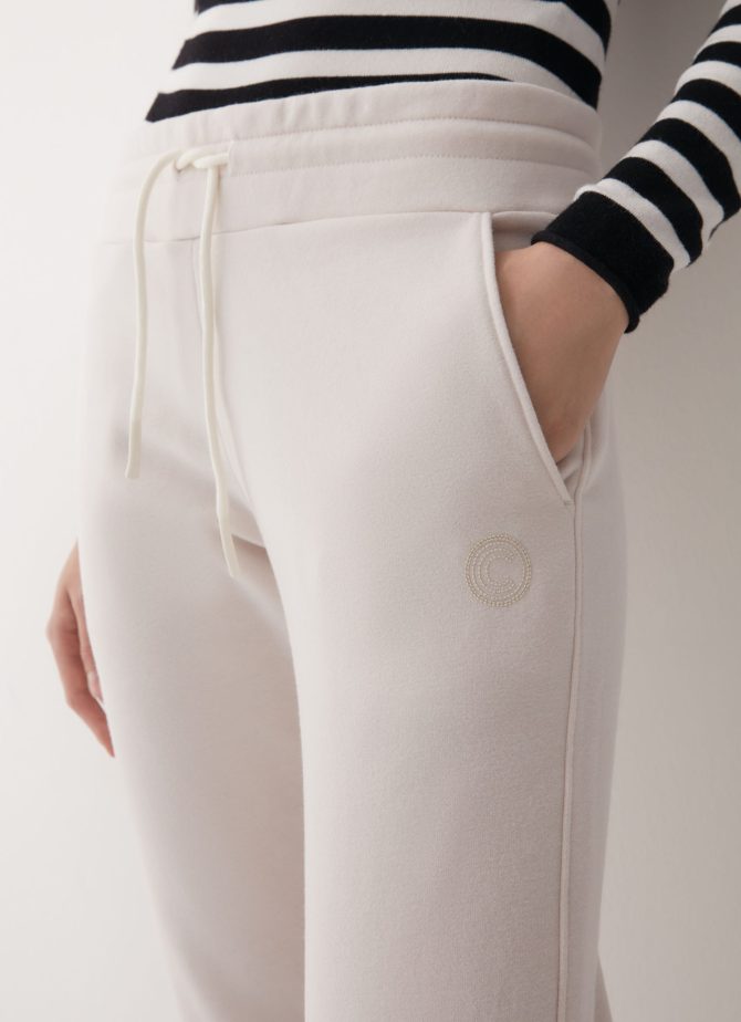 Fleece sweatpants with glitter logo - Image 3