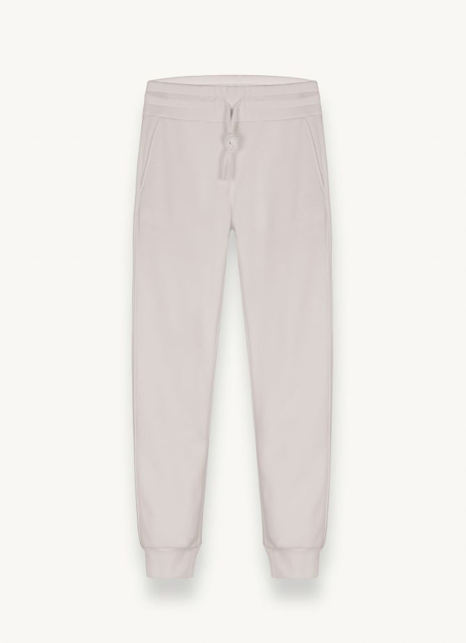 Fleece sweatpants with glitter logo - Image 4