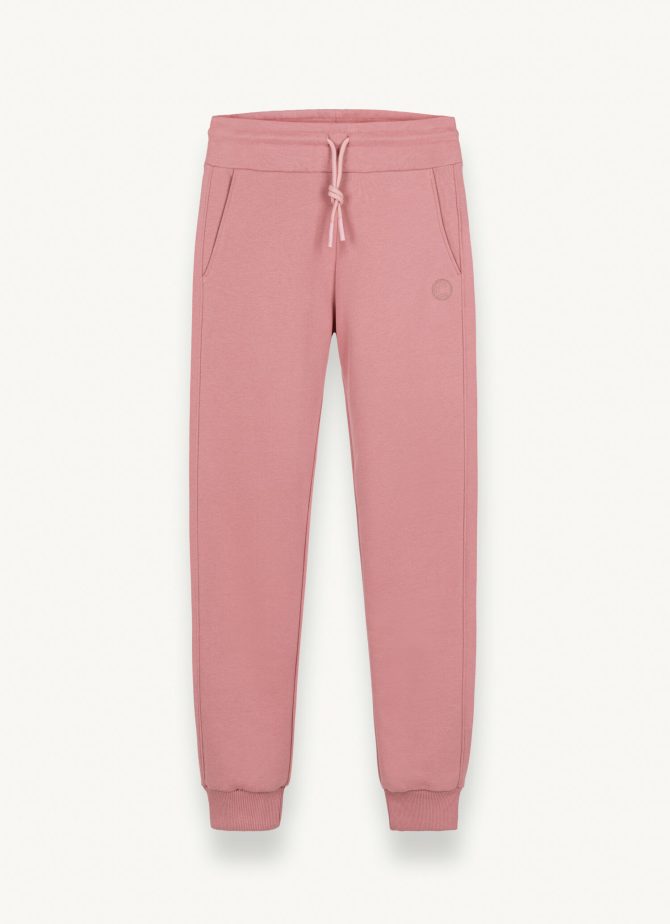 Fleece sweatpants with glitter logo - Image 4