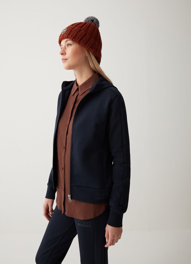 Full zip sweatshirt with pockets and hood - Image 2