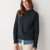 Crew-neck sweatshirt with glitter logo - Image 2