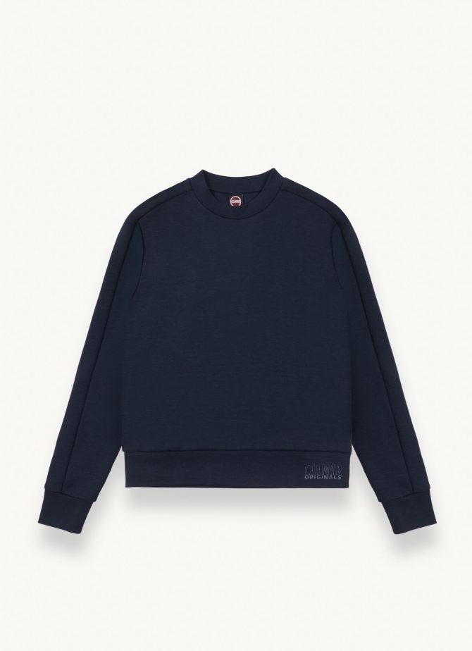 Crew-neck sweatshirt with glitter logo - Image 4