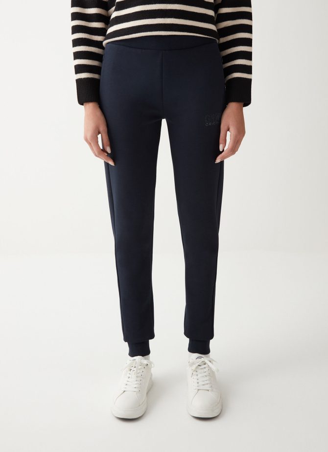 Interlock sweatpants with glitter logo - Image 2