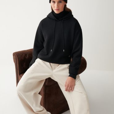Jacquard hoody