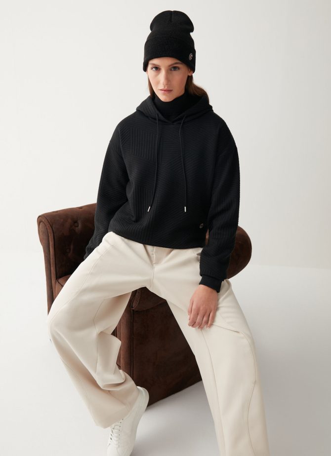 Jacquard hoody