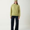 Oversized round-neck sweatshirt with 3D writing - Image 2