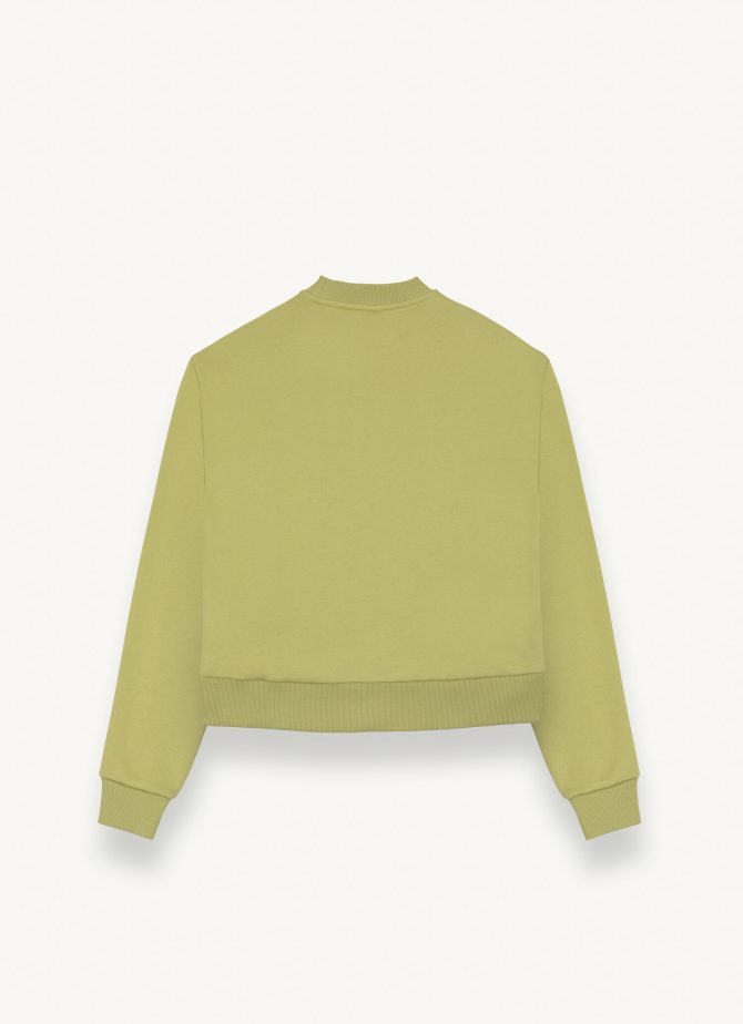 Oversized round-neck sweatshirt with 3D writing - Image 5
