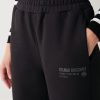 Fleece sweatpants with glitter logo - Image 3