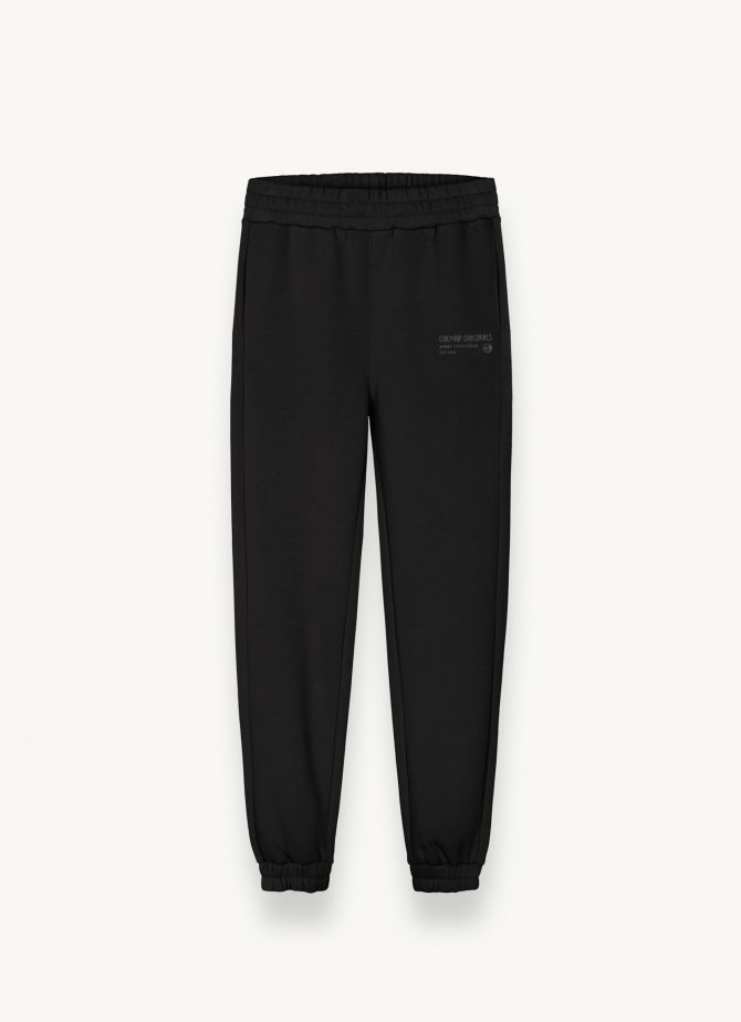 Fleece sweatpants with glitter logo - Image 4