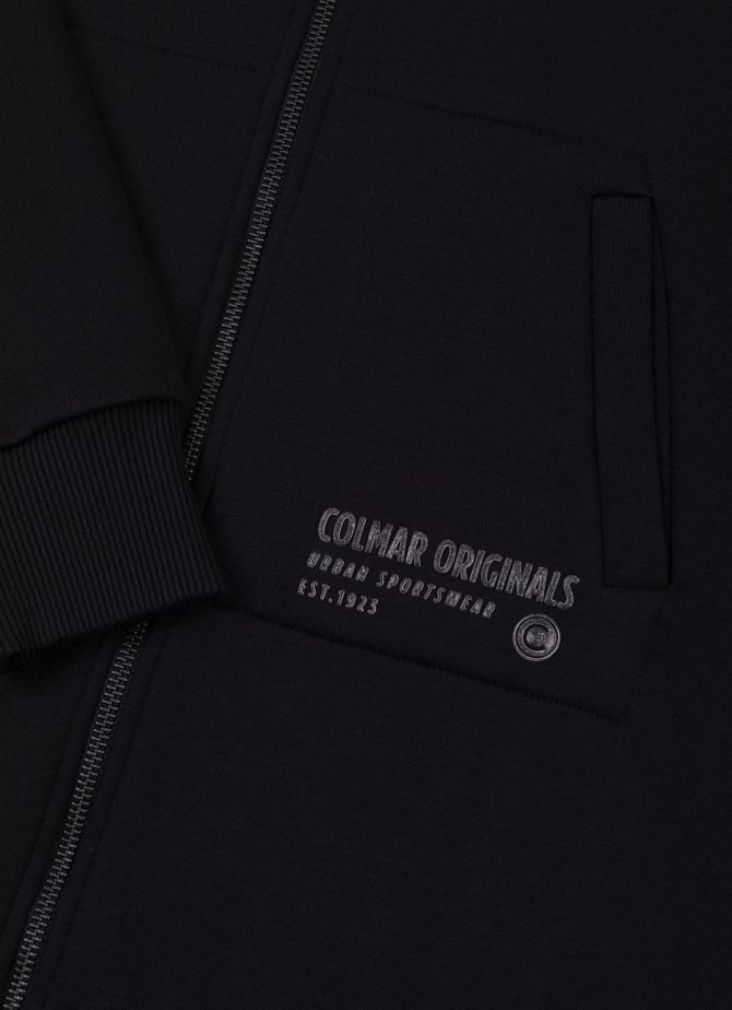 Full zip sweatshirt with hood and 3D logo - Image 6