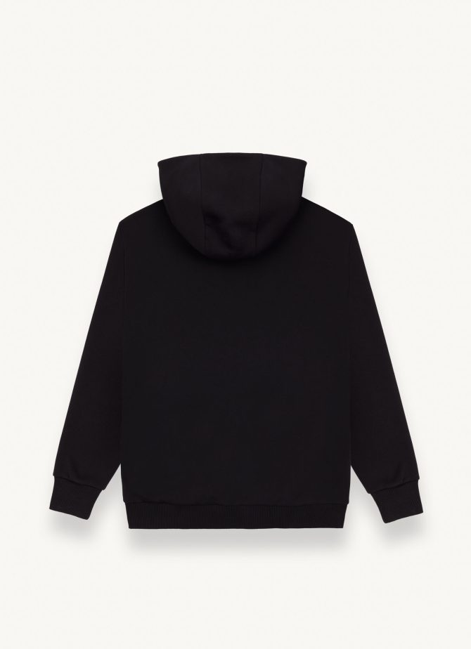 Full zip sweatshirt with hood and 3D logo - Image 5