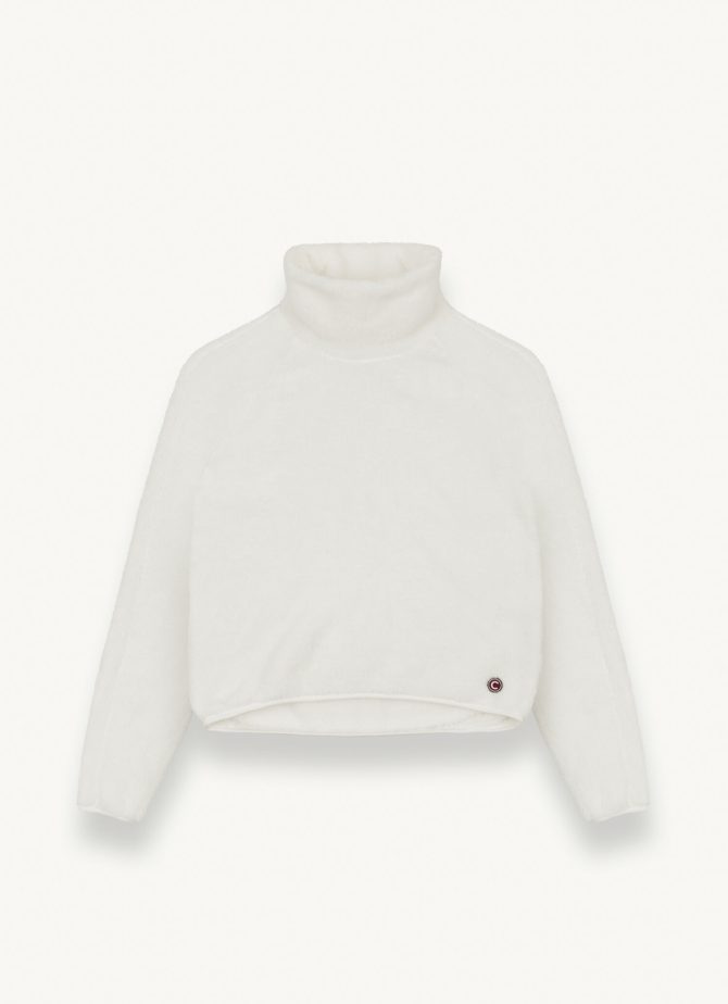Teddy bear-effect turtleneck sweatshirt - Image 4