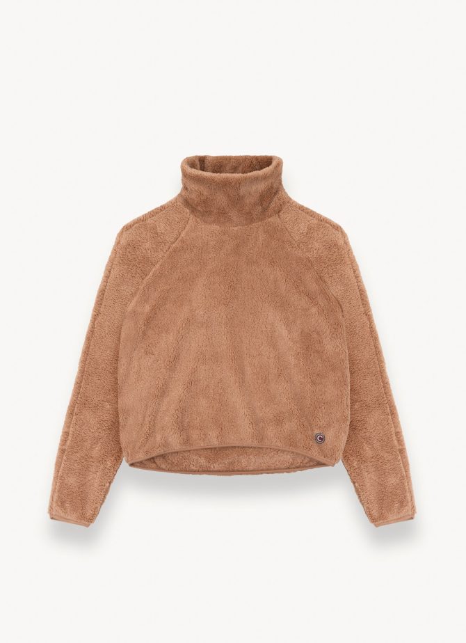 Teddy bear-effect turtleneck sweatshirt - Image 4