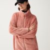 Teddy bear-effect full zip sweatshirt - Image 3