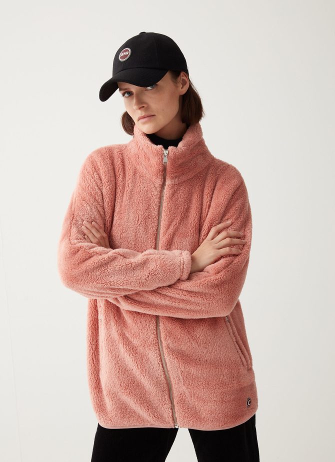 Teddy bear-effect full zip sweatshirt - Image 3