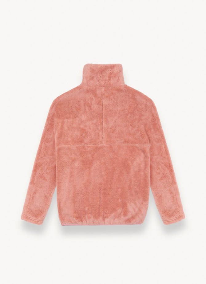 Teddy bear-effect full zip sweatshirt - Image 5