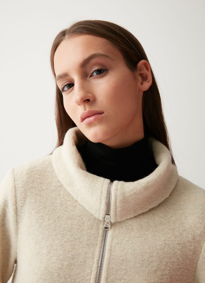 Wool blend turtle neck sweatshirt - Image 2