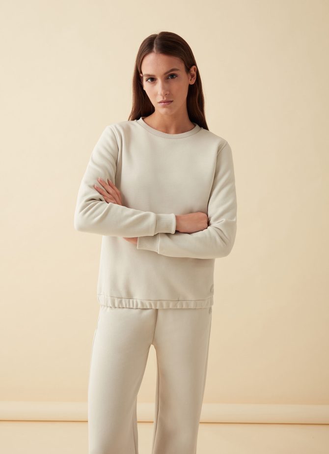 Organic cotton crew-neck sweatshirt - Image 3