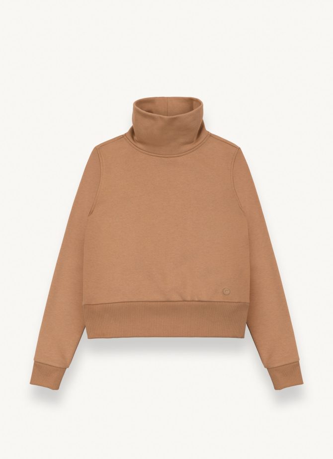 Organic cotton turtleneck sweatshirt - Image 4