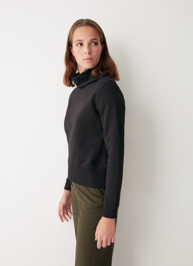 Organic cotton turtleneck sweatshirt - Image 3