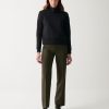 Organic cotton turtleneck sweatshirt