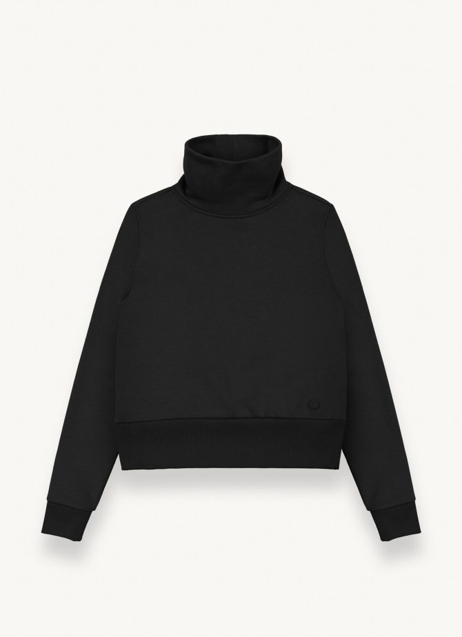Organic cotton turtleneck sweatshirt - Image 4
