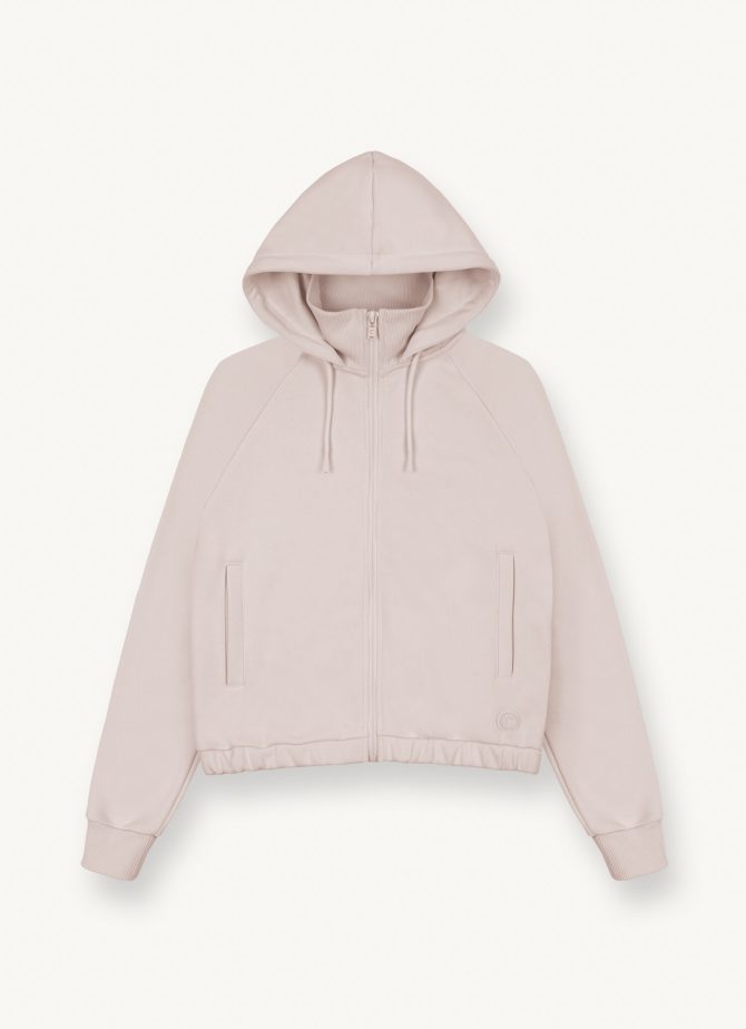 Full zip sweatshirt with cotton hood - Image 4