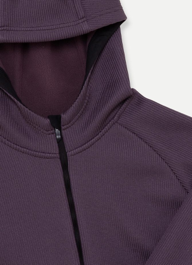 Tricot-effect ski sweatshirt with hood - Image 6