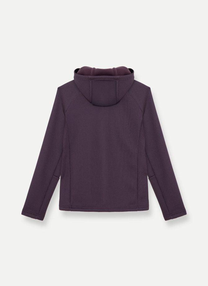 Tricot-effect ski sweatshirt with hood - Image 5